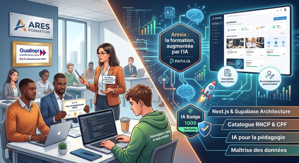 Aresia : comment PATH.IA a conçu une plateforme de formation augmentée par l&rsquo;IA